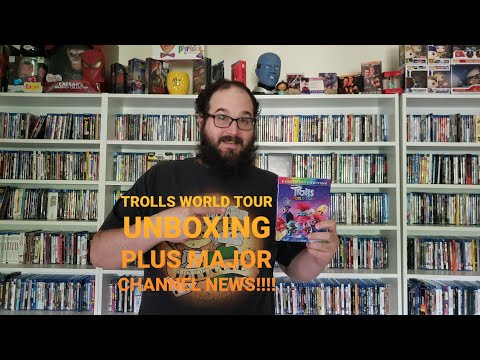 TROLLS WORLD TOUR UNBOXING W TRAILERS BONUS FEATURE DISCUSSION PLUS MAJOR CHANNEL ANNOUNCEMENT