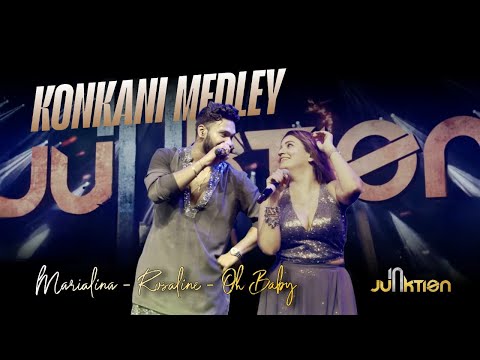 Marialina Rosaline Baby I Love You So Medley Bonderam 2025 Live New Konkani Mashup