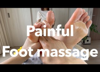  Painful Japanese Foot Massage 痛い足ツボ ASMR