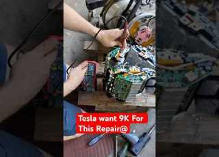 Tesla Model S P85 Oscillation Test Diagnose Fix Without 8K Inverter Replacement