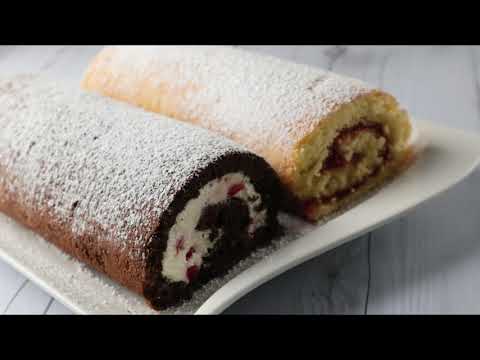 اسهل طريقه لعمل السويسرول مش هاتشترو السويسرول من بره تاني