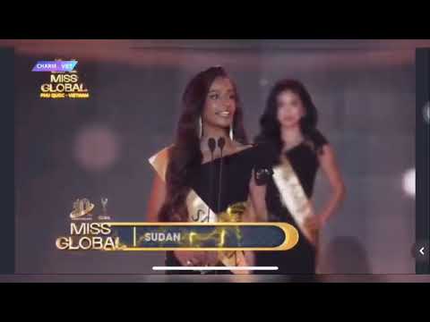 السودانية تسابيح دياب تتاهل لنهائي ملكة جمال الكون
