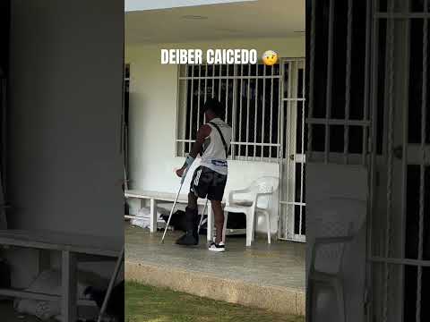 Deiber Caicedo En Medio De Su Recuperación Tras Su Operación De Rotura De Tendón De Aquiles