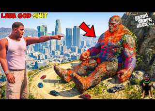 Franklin Shinchan Restoring An Abandoned Lava God S Suit In GTA 5