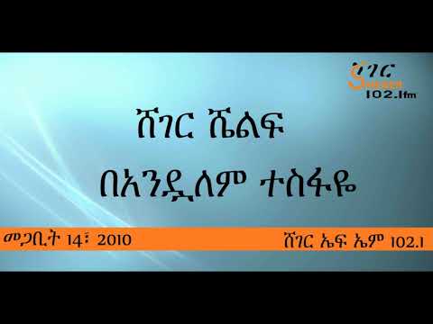 Sheger Shelf ሸገር ሼልፍ በአንዷለም ተስፋዬ መጋቢት 14 2010 ሸገር ኤፍ ኤም 102 1
