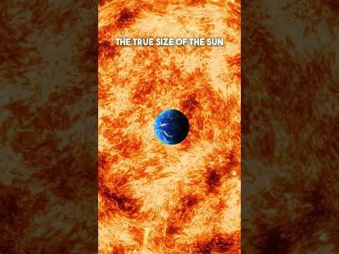 خورشید در مقایسه با زمین چقدر بزرگ است خورشید در مقایسه با زمین چقدر بزرگ است