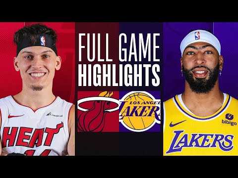 HEAT At LAKERS FULL GAME HIGHLIGHTS January 3 2024