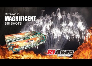  MAGNIFICENT DISPLAY FIREWORKS 388 Shots RKD 24018 RIAKEO FIREWORKS BATCH 2024