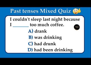  Past Tenses Mixed Quiz Past Tenses Test Simple Perfect Continuous No 1 Quality English