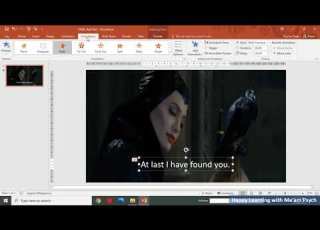 Day3b Add TEXT To Video In Powerpoint