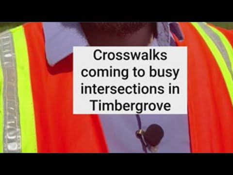 Crosswalks Coming To Timbergrove Intersection In Houston