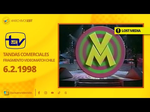 Tanda Comercial Canal 13 Fragmento Videomatch Chile 6 De Febrero De 1998