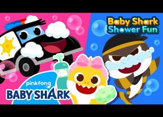 There S A Thief At The Showers Baby Shark Shower Fun For Kids Baby Shark Official