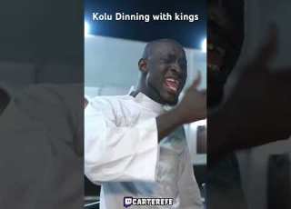 Kolu And Carterefe Dinning With Kings