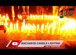  Candle Lighting For By Family Friends And Comrades Of 3 Young Men Killed By Mob At The Spot Of Death
