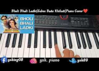 Bholi Bhali Ladki Sabse Bada Khiladi Piano Cover