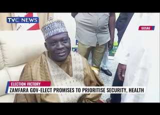  Zamfara Governor Elect Promises To Prioritise Security Health