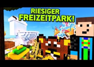  RIESIGER MINECRAFT FREIZEITPARK Mega Cool Funland 3