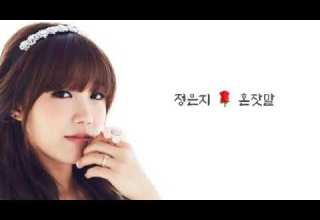 정은지 혼잣말 가사첨부