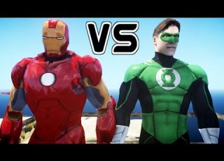 IRON MAN VS GREEN LANTERN EPIC BATTLE