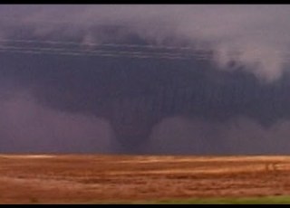 Large Tornado Near Stockton Kansas June 9 2005