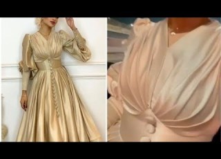 فستان ستان للمحجبات فساتين سواريه فساتين سهره Stan Dress 2024