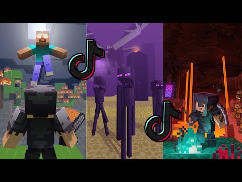 ماين كرافت تجميع مقاطع تيك توك هيرو براين Minecraft Tajmie Maqatie Tik Tuk Hiru Brayin