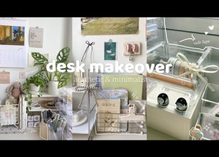 MAKEOVER Aesthetic Desk Makeover 𖦹 Pinterest Inspired Haul Shopee Etc