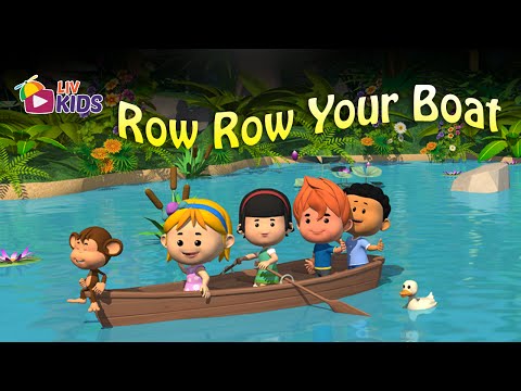 Row Row Row Your Boat With Lyrics LIV Kids Nursery Rhymes And Songs HD
