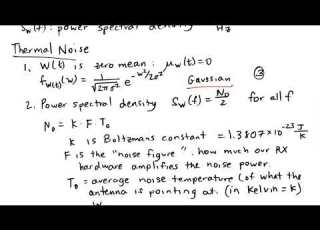  ESE 471 Three Things About Thermal Noise