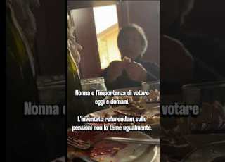  Nonna E L Importanza Di Votare Oggi E Domani