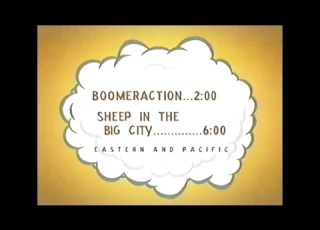 Cartoon Network Powerhouse Next Boomeraction To Sheep In The Big City Smoke Bumper 2003