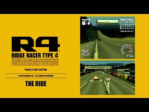 PS1 R4 RIDGE RACER TYPE 4 THE RIDE