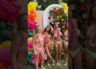  Hawaiian Luau Pool Party Decorations For My Daughter Sweet 16 Sweet16 Poolparty Decoration