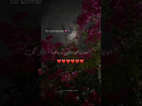 اه يا روحي لا قلبي وروحي تصميمي Foryou حالات واتس بتاعedit