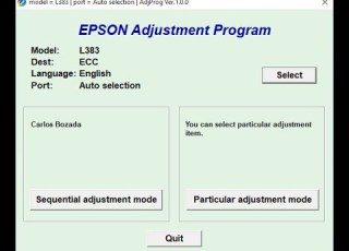 How To Reset Epson L383