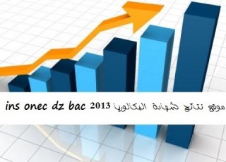  موقع نتائج شهادة البكالوريا 2013 Ins Onec Dz Bac نتيجة البكالوريا في الجزائر 2013