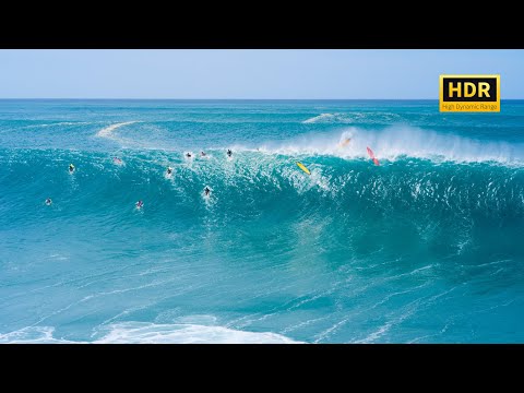 Waimea Bay Drone Surf Video Nov 30 2025 8K HDR