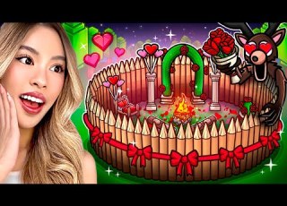  I Built A VALENTINE S DAY BASE In 99 Nights In The Forest
