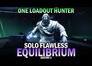 Solo Flawless Equilibrium Dungeon One Loadout Hunter Destiny 2