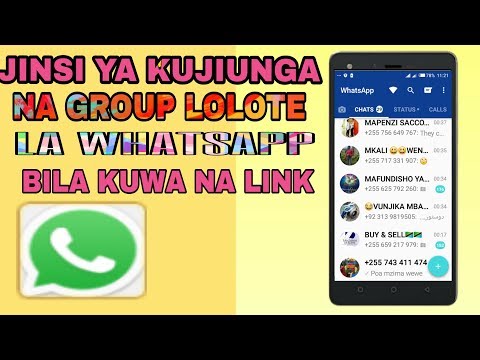 JINSI YA KUJIUNGA NA GROUP LOLOTE WHATSAPP BILA KUWA NA LINK