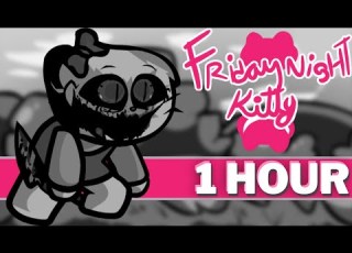  REALLY HAPPY FNF 1 HOUR Songs FNF Mod Music OST VS Hell On Kitty Hello Kitty Horror Song