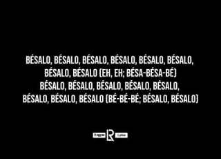 El Alfa Besalo Ft Rauw Alejandro Letra