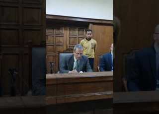  لحظة الحكم على قاتل شقيقه فى الدقهلية