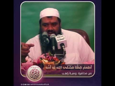 أطعم قطة فشفى الله له أمه الشكور الشيخ سمير مصطفى