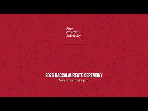 May 8 2026 2026 Baccalaureate Ceremony