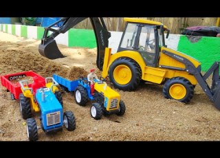  Tractor HMT Toy With Fully Loaded Trolley Toy Tractor Power Boom Boom
