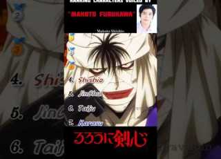 CV MAKOTO FURUKAWA TOP 7 CHARACTERS RANKING Seiyuu Anime