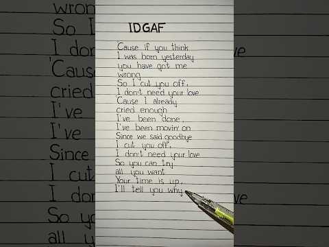 Dua Lipa Idgaf Lyrics Idgaflyrics Dualipa Dua Lipa Idgaf Lyrics Idgaflyrics Dualipa