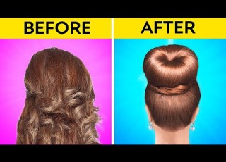  SMART HAIR HACKS Cool Beauty Tips And Tricks Makeup Tutorials School Ideas Crafts By 123 GO